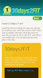 Mobile Screenshot of 30days2fit.com